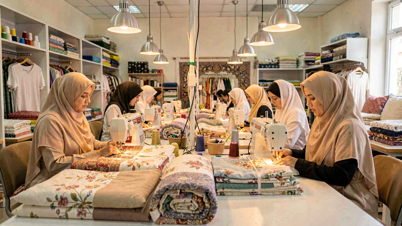 کارگاه تولیدی آلامتو کالا - تولید مستقیم منسوجات خانگی و هتلی