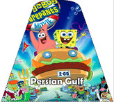 چادر بازی کودک با طرح باب اسفنجی و درب زیپدار – مناسب اتاق کودک و بازی فانتزی دخترانه