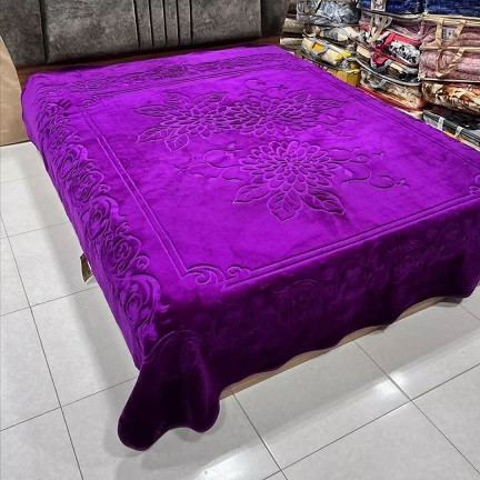 پتو گلبافت بنفش