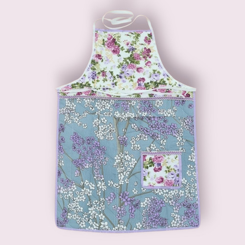 پیشبند آشپزخانه نسوز با تریم دو رنگ