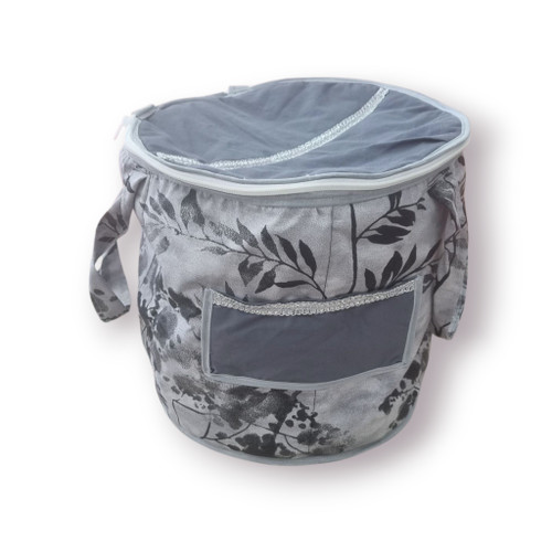 جاقابلمه پارچهای زیپدار با دستگیره، مناسب حمل قابلمه غذا در سفر و کمپینگ، دوختهشده با پارچه ملحفهای نسوز و الیاف لایکو