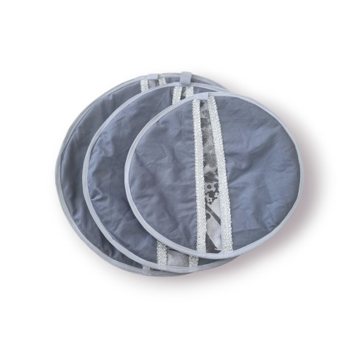 سرویس سهتکه دمکنی آشپزخانه مدل کفشدوزکی | پارچه ملحفهای و الیاف لایکو | سایز ۲۵، ۳۰ و ۳۵ سانتیمتر طرح ۳۴۰