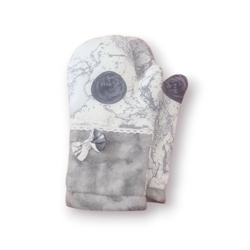 دستکش فر نسوز دورو با پارچه ملحفهای  – طرح ۳۵۰