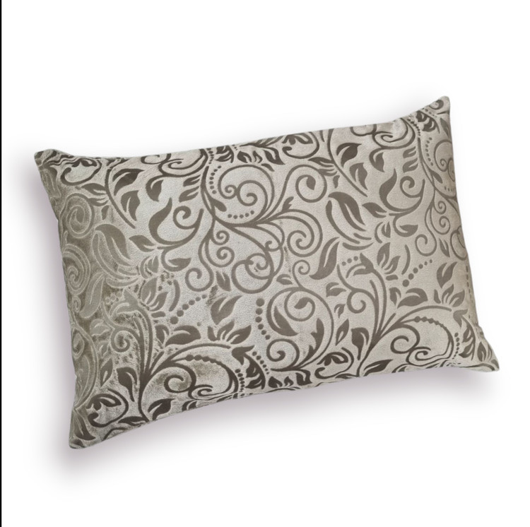 روبالشی مخمل آنجل رنگ عسلی با بافت نرم و درخشان