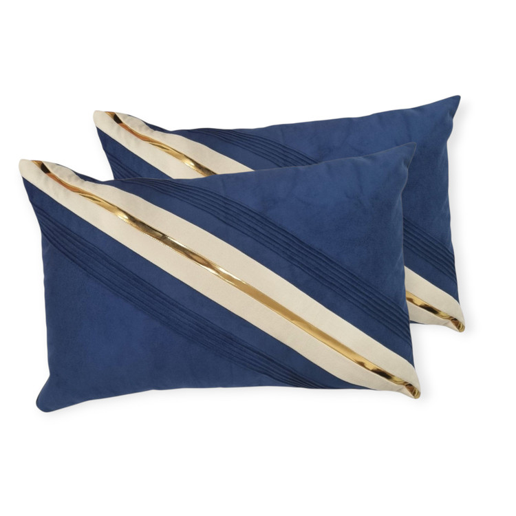 روبالشی مخمل مبلی نواردار جاسمین با زیپ بغل و لایه نمدی