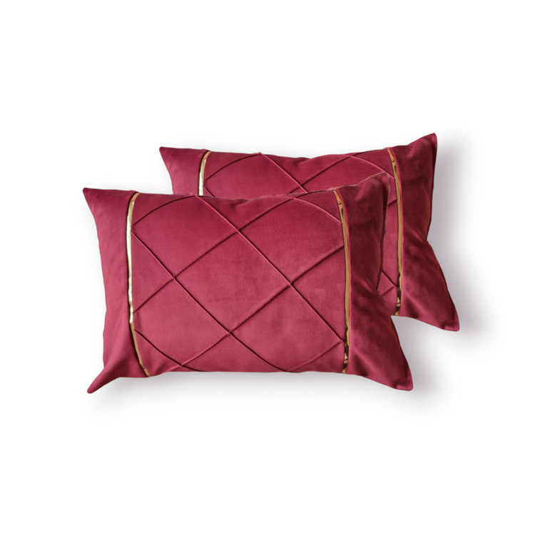 روبالشی پارچه مبلی نوار دوزی شیک و مقاوم در رنگبندی متنوع، مناسب تزئین و محافظت بالش