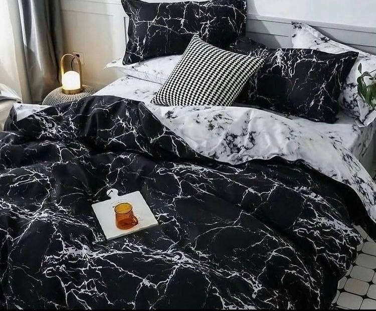 سرویس روتختی دو نفره آنسل مدل پیگمنت با لحاف مغزی دوزی شده و دو روبالشی و دو کوسنی