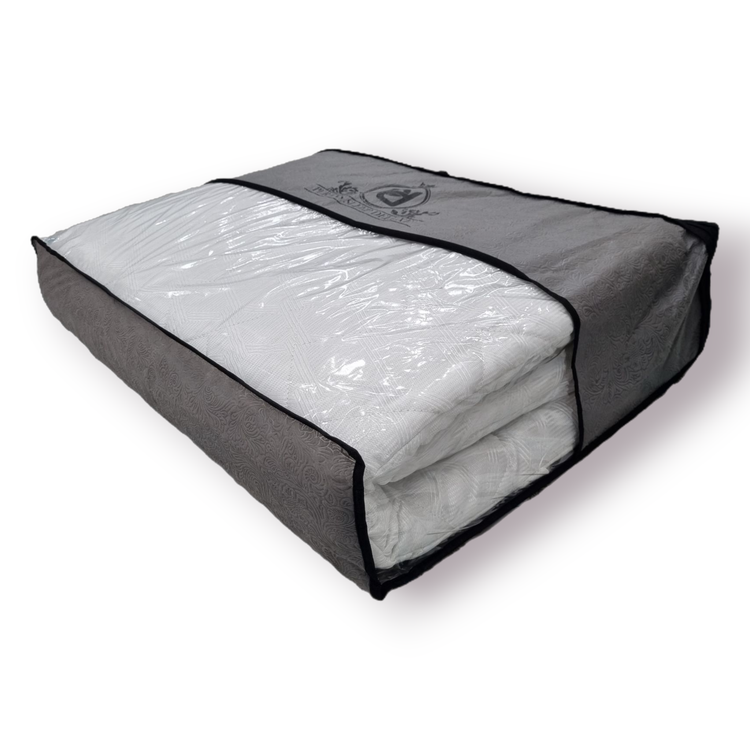 تشک مهمان ژاکارد آلامتو کالا با آکاردئون متراکم و کاور چمدانی زیپدار