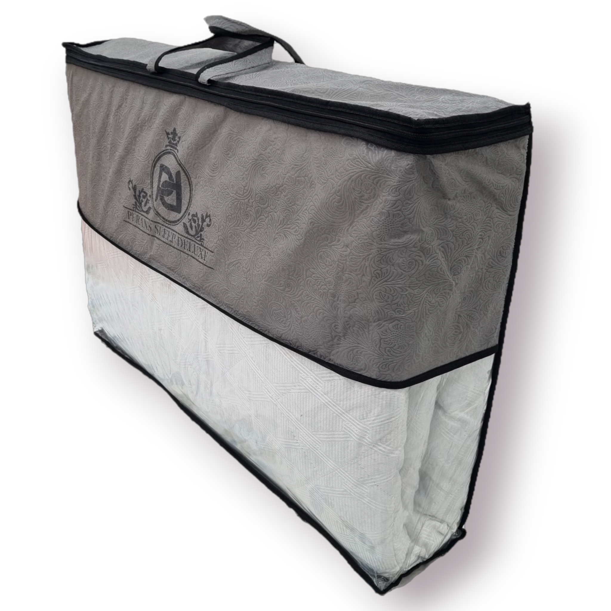 تشک مهمان ژاکارد آلامتو کالا با آکاردئون متراکم و کاور چمدانی زیپ‌دار