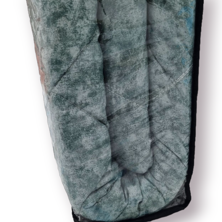 تشک مهمان آلامتو کالا با پارچه میکرو پتینه، روبالشی و کاور چمدانی