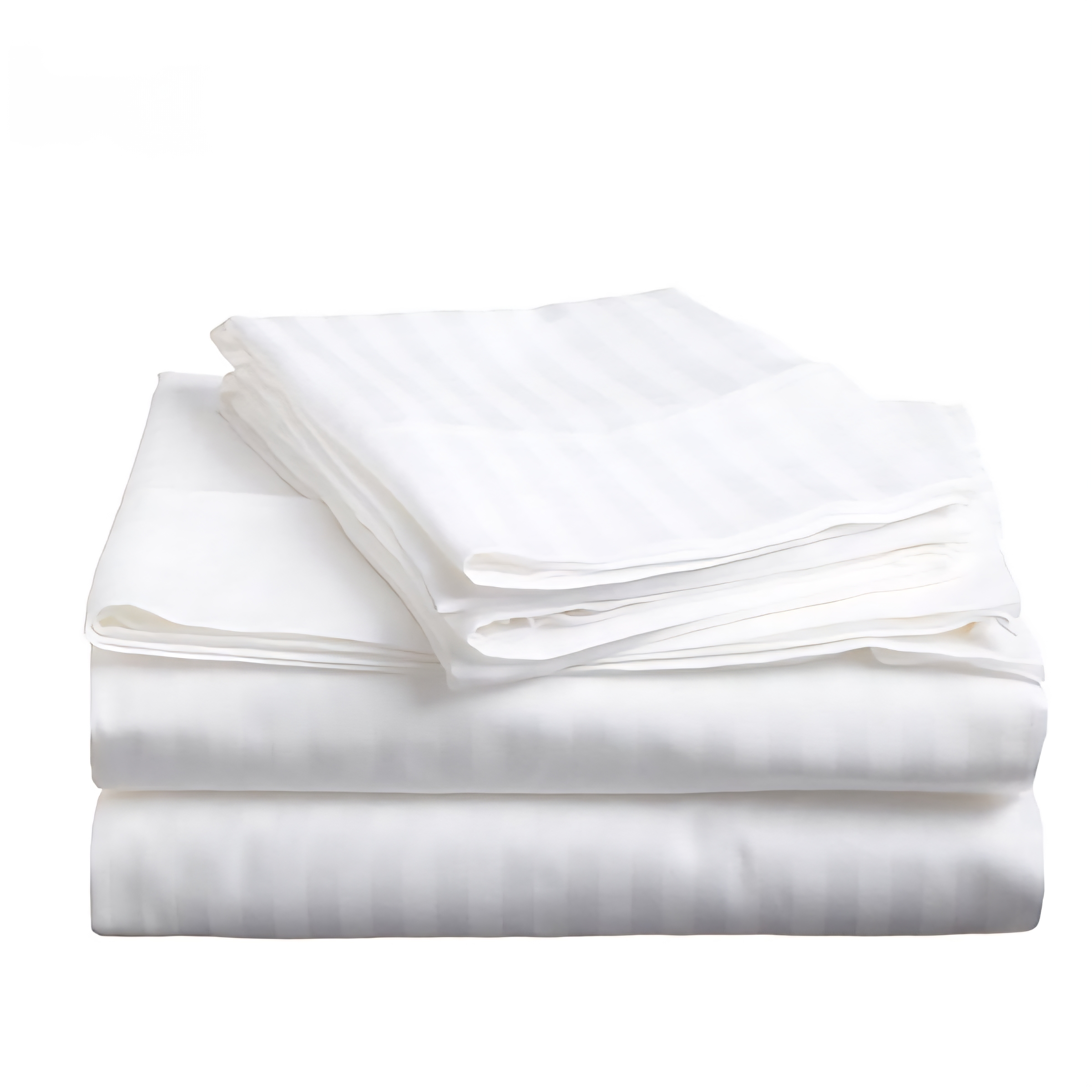 سرویس روتختی دونفره میکرو هتلی راه‌راه شیک – کاور تخت و روبالشی ا سفید