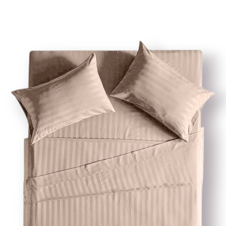 نیمست روتختی هتلی آلامتو کالا از پارچه ژاکارد گرید A کشدوزیشده با روبالشی و دوخت مقاوم