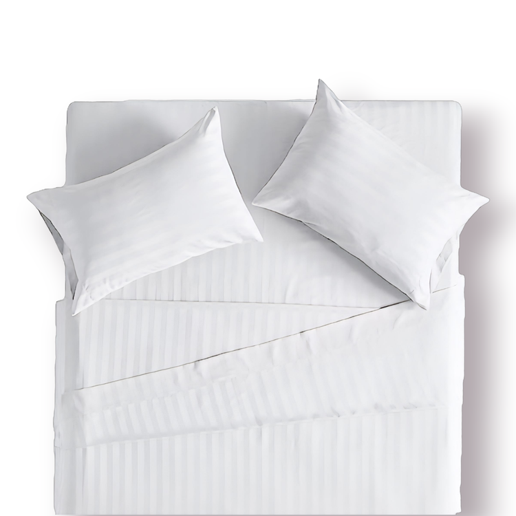 نیمست روتختی هتلی آلامتو کالا از پارچه ژاکارد گرید A کشدوزیشده با روبالشی و دوخت مقاوم