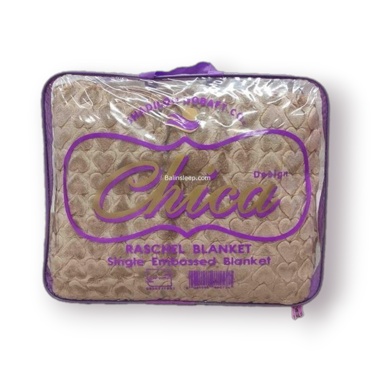 پتو شادیلون یکنفره مدل چیکا نسکافه ای