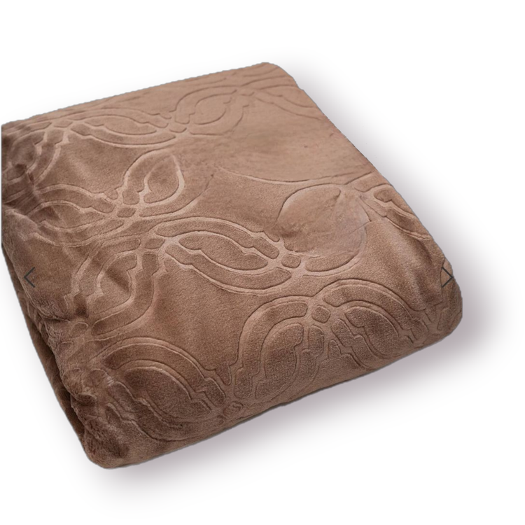 پتو شادیلون یکنفره مدل چیکا نسکافه ای