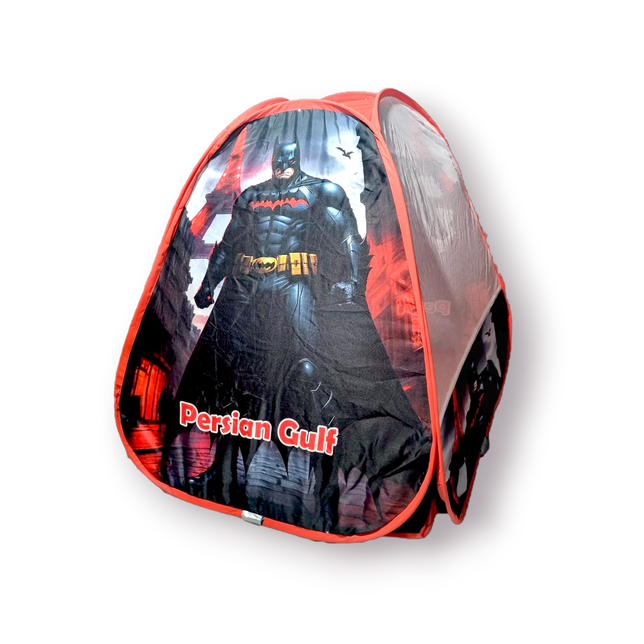 چادر بازی کودک فانتزی با بدنه پلی‌استر مقاوم، توری حریر، درب شمعی و فنر فولادی – سایز ۱۳۰×۱۳۰