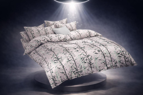 سرویس روتختی دو نفره آنسل مدل پیگمنت با لحاف مغزی دوزی شده و دو روبالشی و دو کوسنی