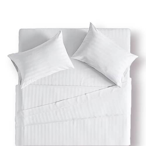 نیمست روتختی هتلی ژاکارد گرید A با روتختی کشدوزی شده و روبالشی –