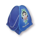 چادر بازی کودک فانتزی با بدنه پلیاستر مقاوم، توری حریر، درب شمعی و فنر فولادی – سایز ۱۳۰×۱۳۰