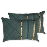 روبالشی مخمل مبلی نواردار جاسمین با زیپ بغل و لایه نمدی