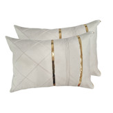 روبالشی مخمل مبلی نواردار جاسمین با زیپ بغل و لایه نمدی