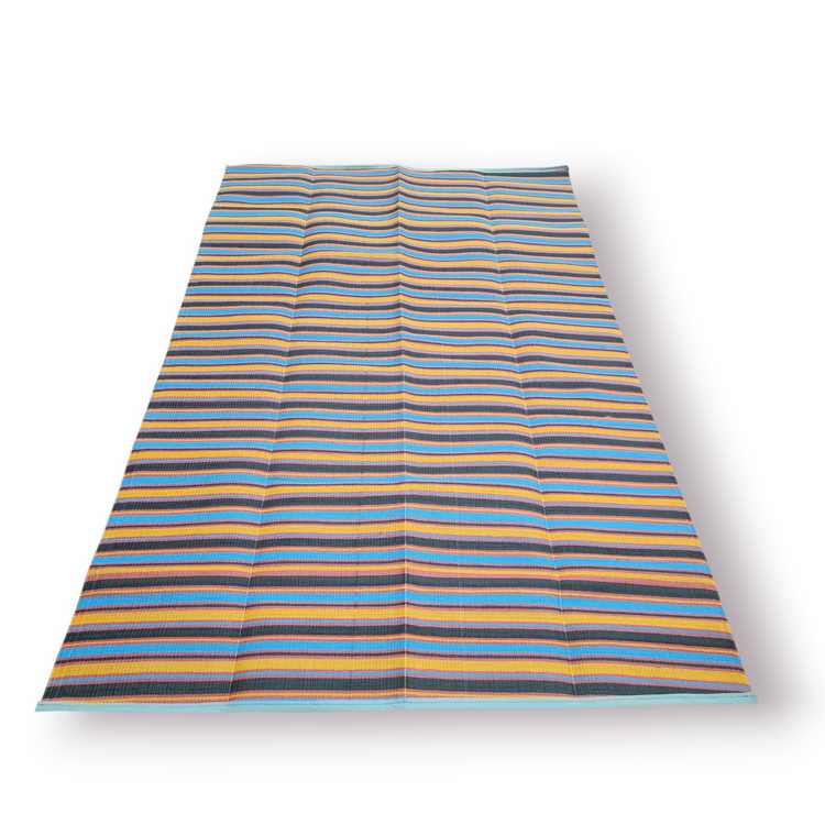 زیرانداز حصیری ۶ یاردی برند زایندهرود با دسته حمل و قفل جمعکن