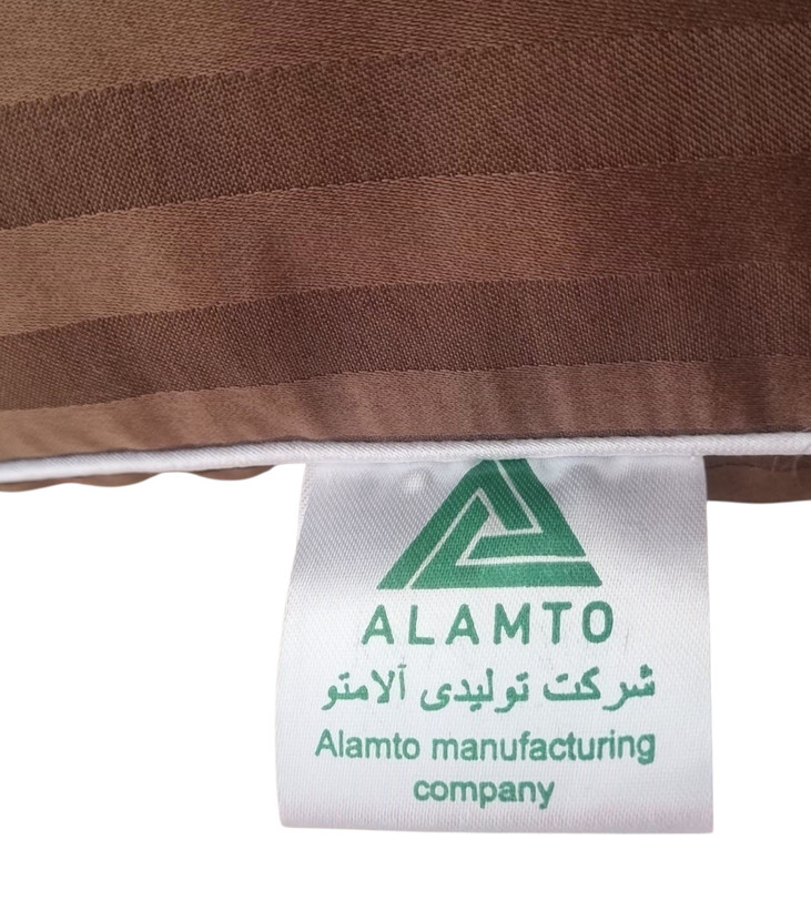 بالش لوکس میکروفایبر (میکروژل) آلامتو کالا با روکش ژاکارد هتلی گرید A | وزن ۱۵۰۰ گرم